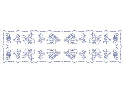 BE70076-E18 Ubrus - plátno (150x45cm)