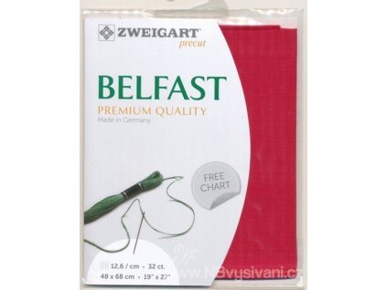 ZW3609PP-9003 Belfast 32ct Garnet (48x68cm)