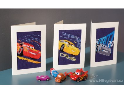 VE-PN0168588 Přání s obálkou - Auta (set 3ks)