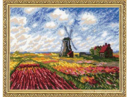 RIO-1643 Monet - Tulipánové pole