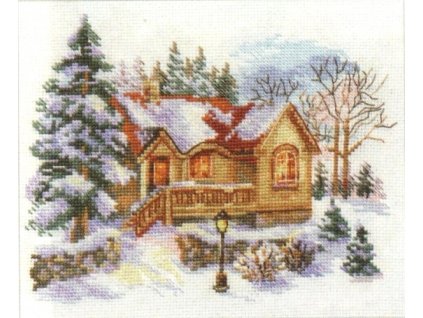AL3-22 Dům v zimě