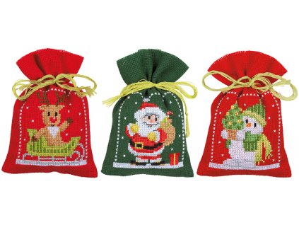 VE-PN0158346 Dekorační sáčky s ván. motivem (set 3ks)