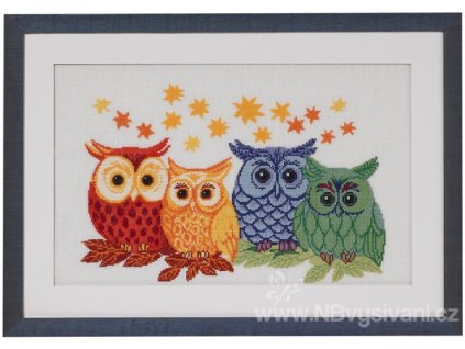 PER90-3303 Barevné sovičky