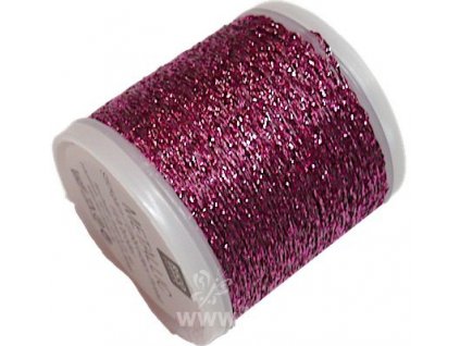 RICO2011.313 Metalická příze N.10 - Pink (40m)