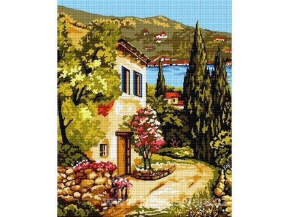 HU-AZ128 Cesta k moři (gobelínový steh)