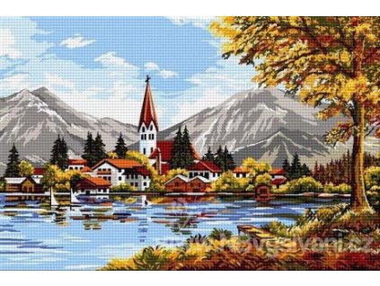HU-B090 Krajina ve Švýcarsku (25x40cm)