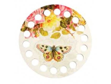 BU-DZ31023 Retro dřevěný organizér vyšívacích přízí...