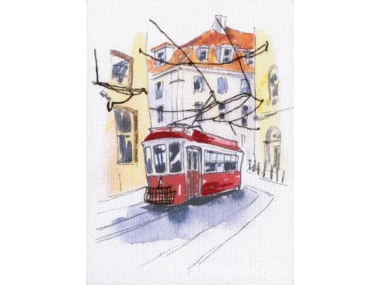 RT-DT-M013 Tramvaj (Paint by Threads)