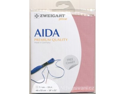 ZW3793PP-4042 Aida 18ct Ash Rose (48x53cm)