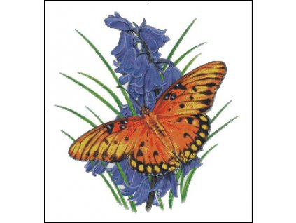 Brilliant Eye Jewel Butterfly (Aida 18ct)