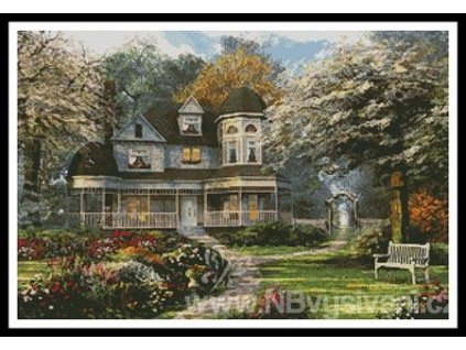 IC3025-10445 Victorian Home (Aida 18ct)