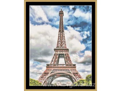 MS-RNFP325 Eiffel Tower - Vibrant (Aida 18ct)