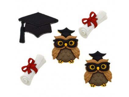 DIU-9354 Ozdobné knoflíky - Graduation