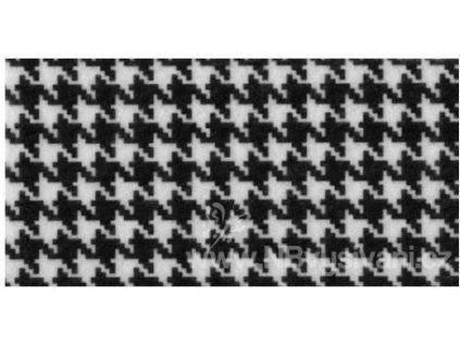 N-49397 Filc s potiskem - černobílé pepito (30x23cm)
