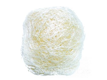 AP2426 Dekorační sisal - bílý 30g