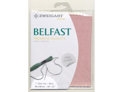 ZW3609PP-4042 Belfast 32ct Ash Rose (48x68cm)