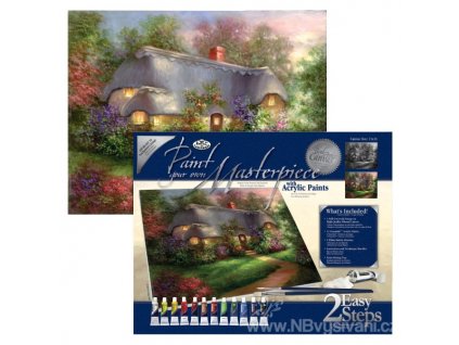 POM-SET16 Malování na malířské plátno s předlohou -...