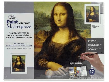 POMA1 Malování na malířské plátno s předlohou - Mona...