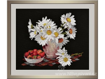 OV-748 Váza s kopretinami