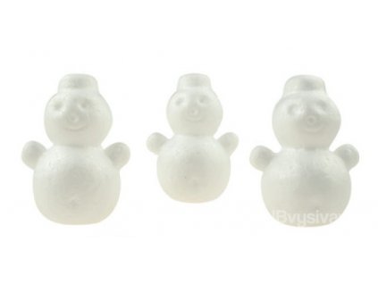 AP6722 Sněhuláci z polystyrenu 7cm (3ks)