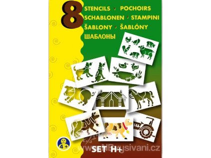 AP991053-H Šablony A5 - Farma (8ks)
