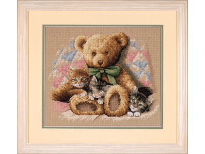 35236 Teddy and Kittens - Medvídek a koťata