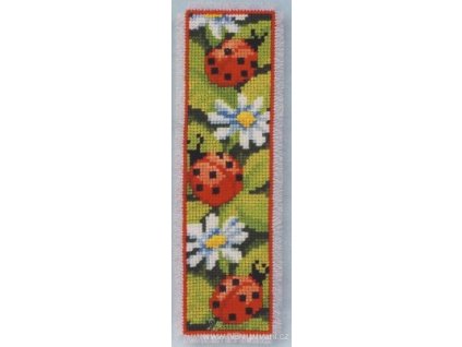 VE-PN0011283 (17.803) Záložka - květy a berušky