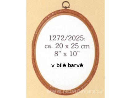 VE1272-2025100 Flexi rámeček ovál 2v1 bílý (20x25cm)