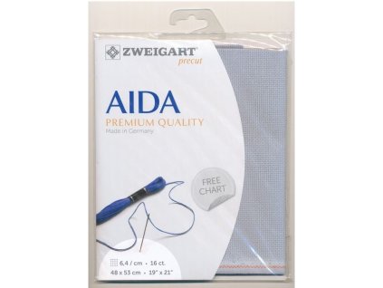 ZW3251PP-713 Aida Light Grey 16ct (48x53cm)