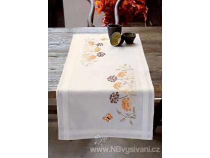 VE-PN0148447 Ubrus s trávou a motýlky (40x100cm)