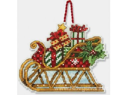 70-08914 Sleigh Ornament - dekorace