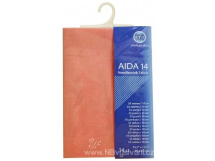 RT-14-414 Aida 14ct Salmon (39x45cm)