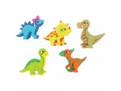 DIU-7675 Ozdobné knoflíky - Dino-mite