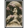 IC6172-10907 Victorian Girl and Roses (Aida 18ct)
