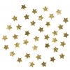 AP4782 Hvězdičky dřevěné 1 cm - zlaté (36ks)
