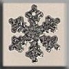 12035 Treasures - Small Snowflake Crystal Bright (1ks)