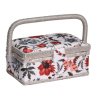 RT-13402-12 Košík na šicí potřeby s potiskem květin