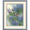 35258 Chickadees and Lilacs - Sýkorky a šeřík