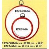VE1272-666 Flexi rámeček 2v1 červený (7,5cm)