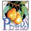 IC2412-1117 Crate Label Pears (Aida 14ct)