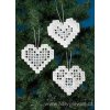 PER01-4616 Vánoční ozdoby Hardanger (3ks)
