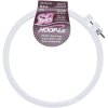 N-14407-006W Plastový kruh na vyšívání bílý (15cm)
