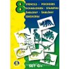 AP991041-G Šablony A5 - Dinosauři (8ks)