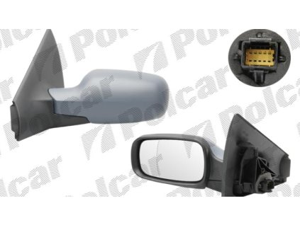 Zpětné zrcátko Renault Megane II 11.02-12.05 - elektrické