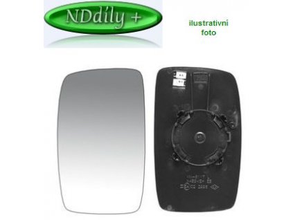 Sklo zrcátka Citroën JUMPY 07 -