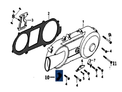 01 - kryt motoru L.