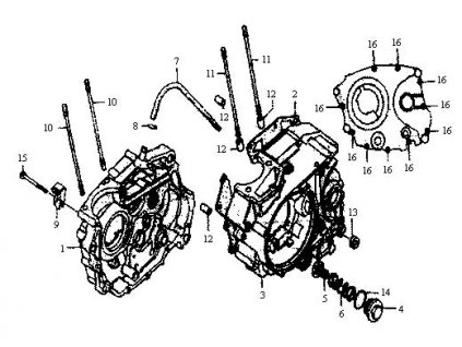 17 - motor kompletní OHC