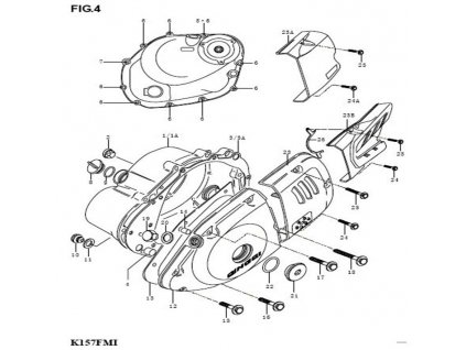 01 - kryt motoru P. (černá)