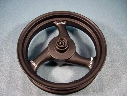 190 - disk přední ALU 12"x2,5 (černá)