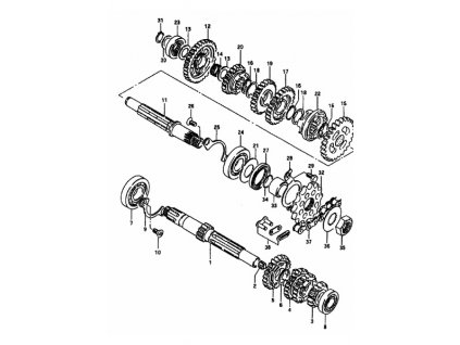 35 - matice rozety M16x1,5